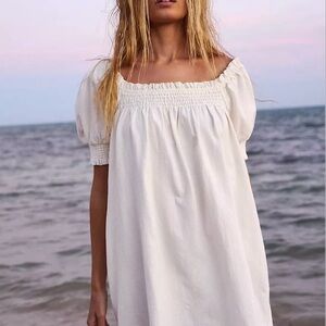 Free People Mila Dress in Ballet Slipper xs